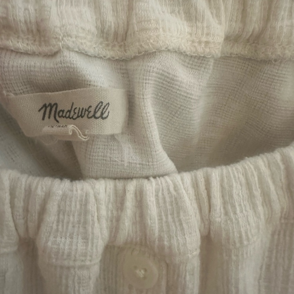 Madewell Cream Off-Shoulder Top - Picture 3 of 3
